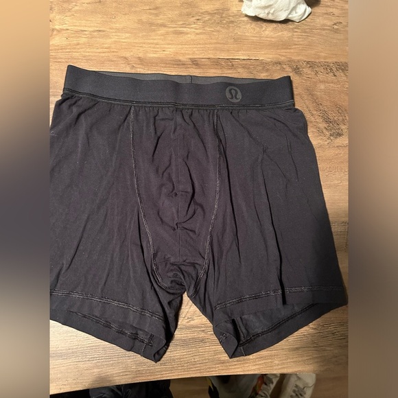 Lululemon Compression Jock Running All In Motion Shiny Spandex Boxer Black small - Picture 1 of 3